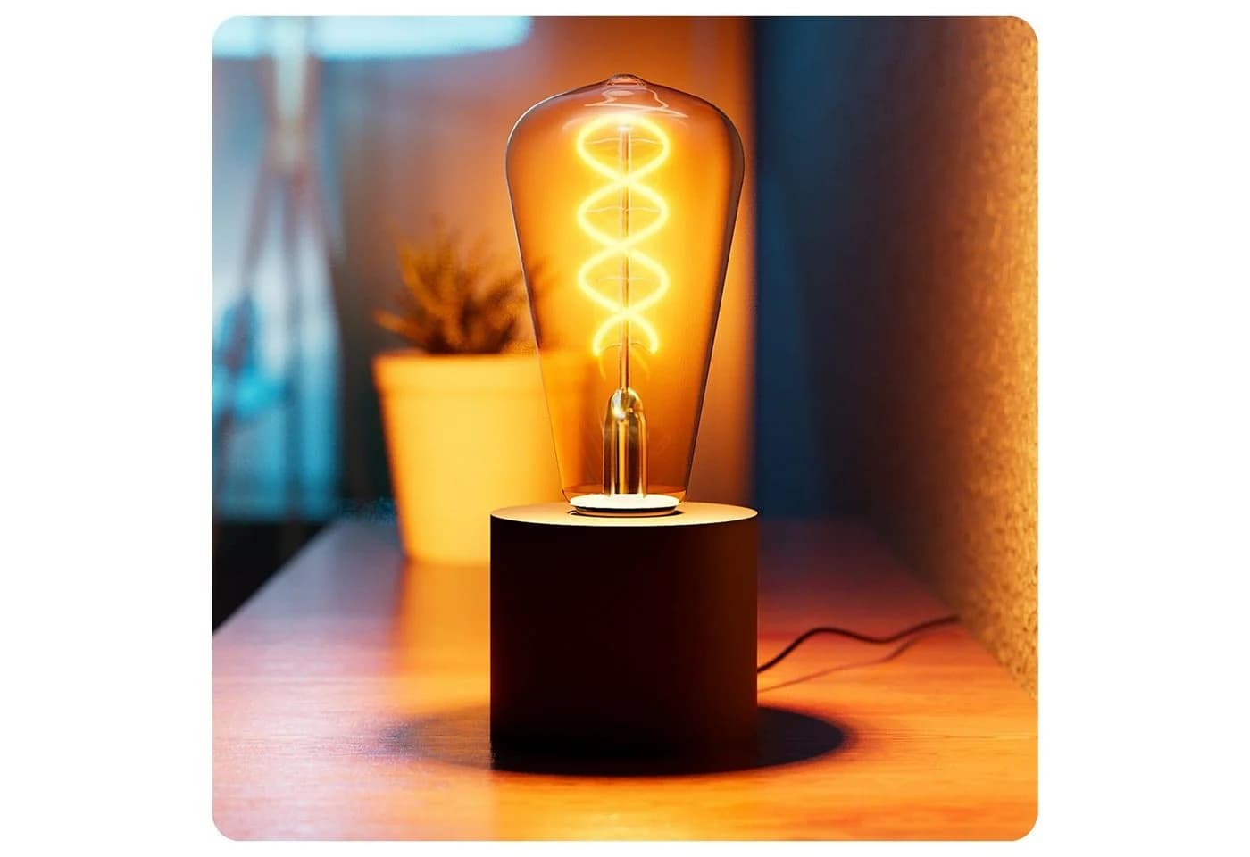 SSC-LUXon LED Tisch- & Wandlampe NAMBI Schwarz Industrial Retro - Bild 2