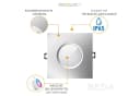 SSC-LUXon BEDA LED Einbaustrahler Silber IP65 Smart RGBW Bild 4