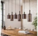 famlights Pendelleuchte Geli Braun E27 6-flammig dimmbar Bild 4