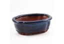 HappySeed Bonsai Schale Keramik Marineblau Bild 1