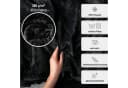 my STITCHERY Wohndecke Hoodie Schwarz Personalisiert Sherpa mit Ärmeln Bild 1