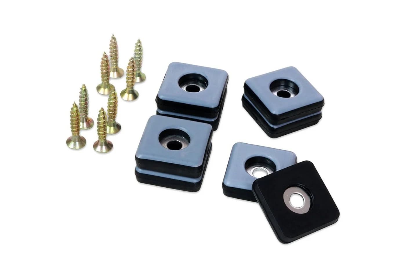 store HD Möbelfuß 25x25mm blau mit Schraube 16er Pack - Bild 2