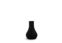 natumo Tischvase Pirum Schwarz 12 cm Spiralförmig Bild 2