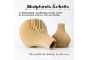 natumo Tischvase Bulba Beige Spiralförmig Design Bild 1