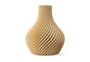 natumo Tischvase Bulba Beige Spiralförmig Design Bild 2