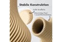 natumo Tischvase Bulba Beige Spiralförmig Design Bild 3