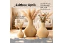 natumo Tischvase Bulba Beige Spiralförmig Design Bild 5