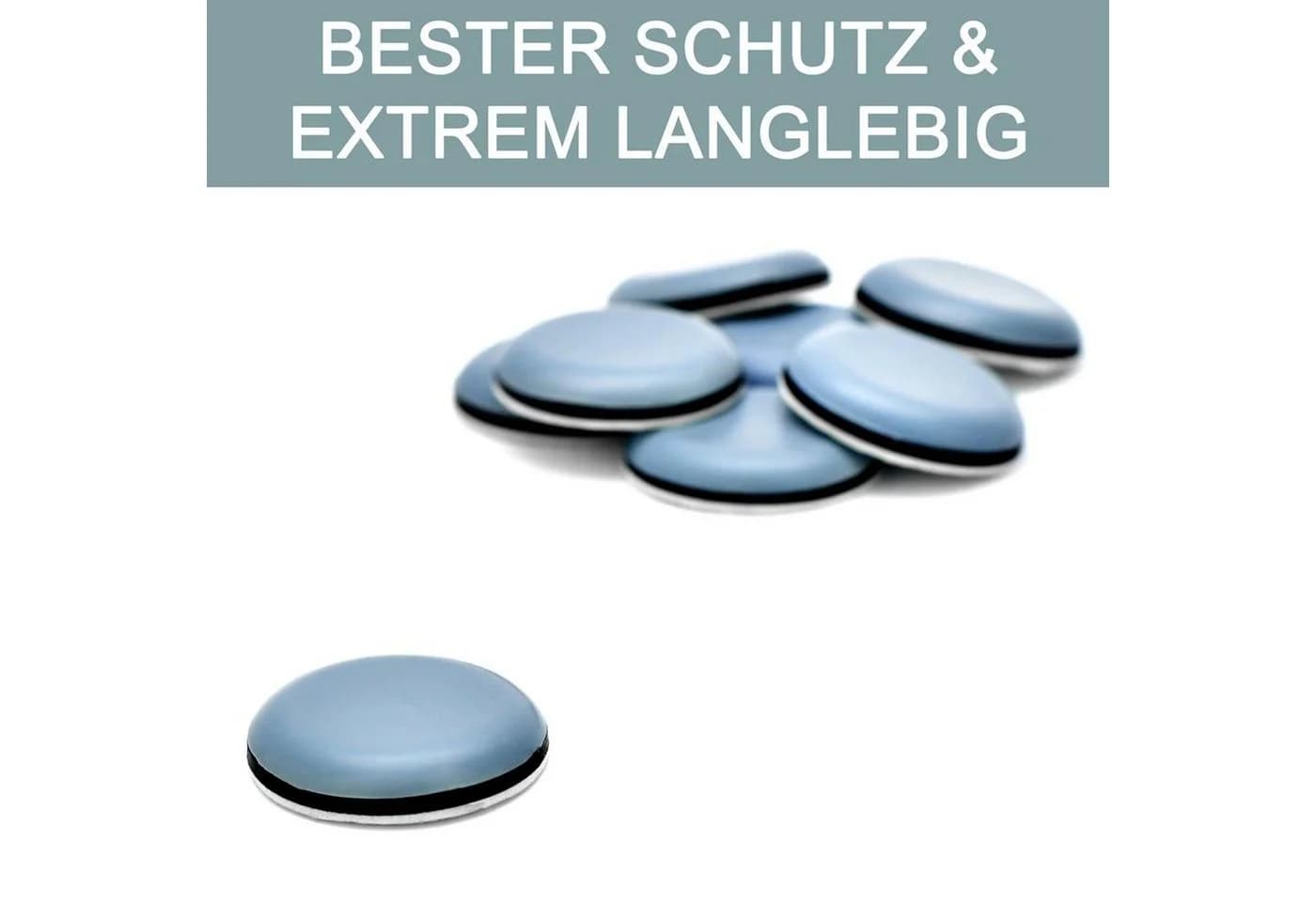 store HD Möbelfuß selbstklebende Möbelgleiter 30mm - 8 Stück - Bild 5