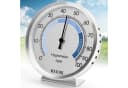 MAVORI Hygrometer Analog Edelstahl Präzise Stilvoll Batteriefreier Betrieb Bi-Metall Bild 2