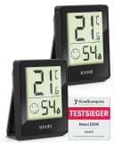 MAVORI Hygrometer und Thermometer digital Schwarz Bild 2
