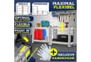 MASKO Schwerlastregal 2er-Set mit verstellbaren MDF-Ablagen Bild 5