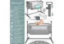 KESSER Kinderbett Hubi 3in1 Beistellbett Reisebett Grau Bild 2