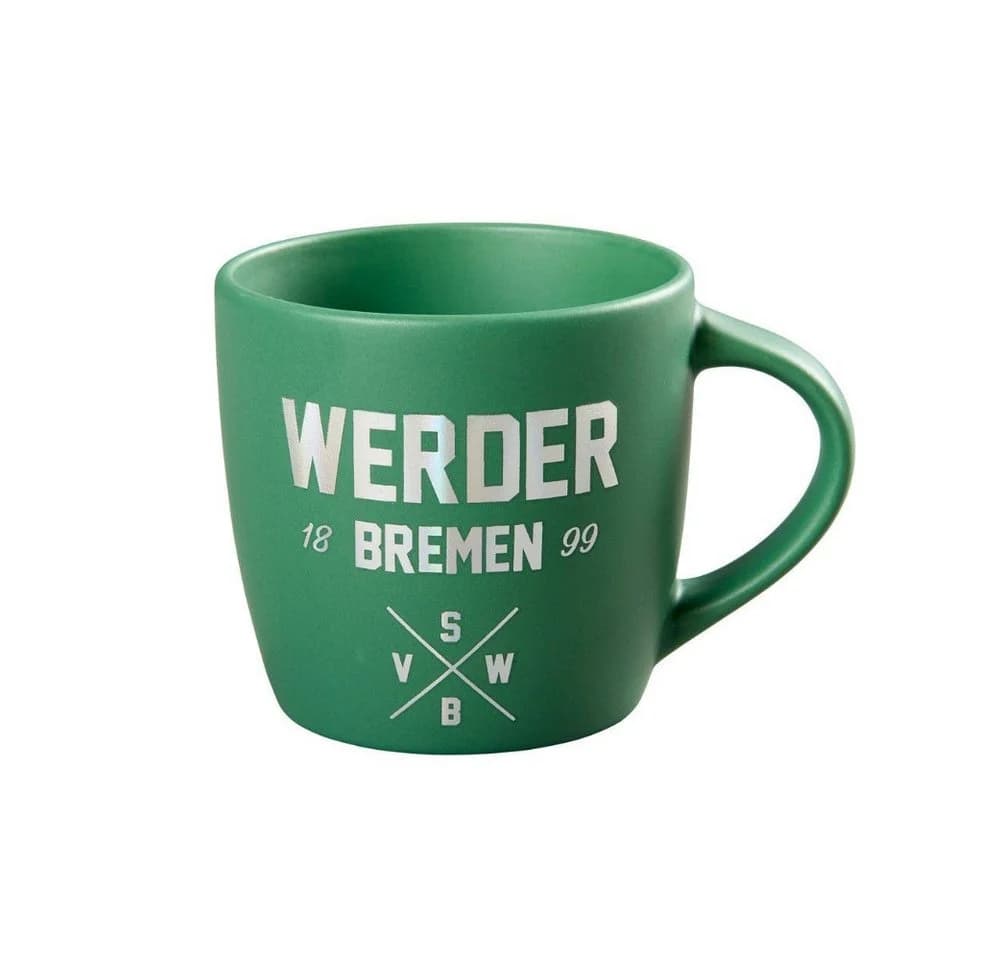 Werder Bremen Tasse Metallic Grün Keramik - Bild 2