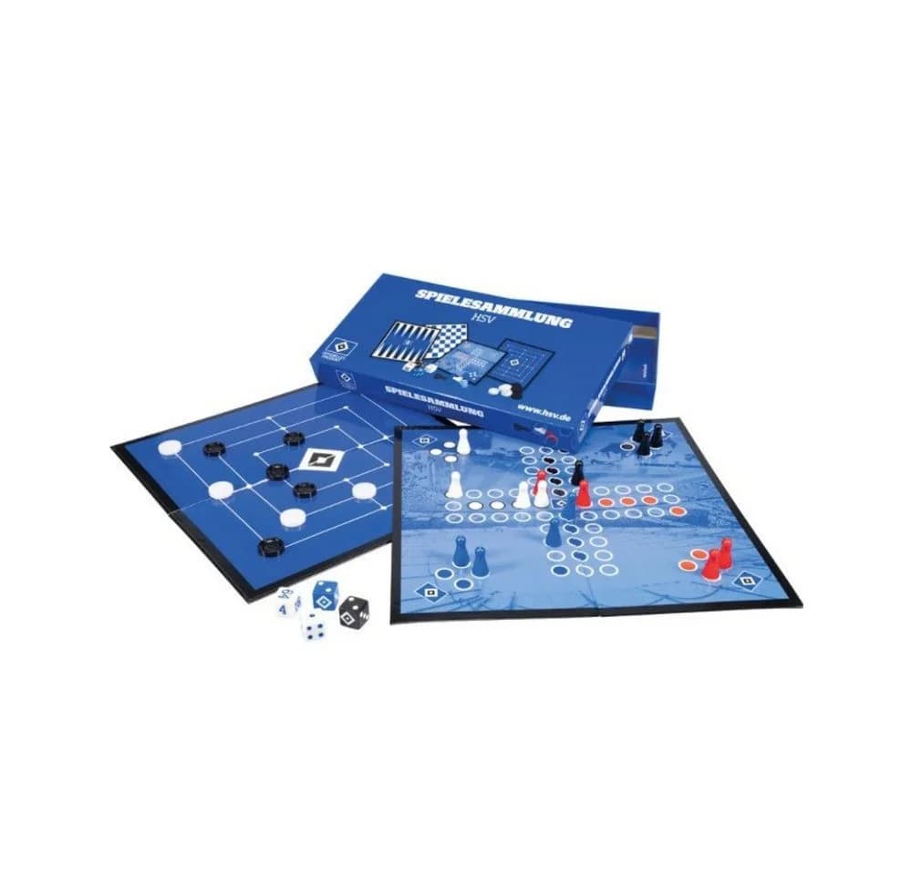 Hamburger SV Spielesammlung 4 Brettspiele Bunt