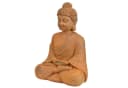 Aubaho Buddha Figur aus Eisen Garten Deko Antik-Rost Bild 5