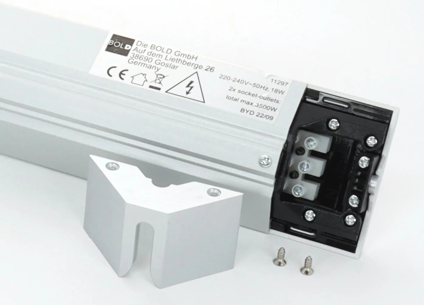 Die Bold GmbH Unterschrankleuchte Dante LED Neutralweiß mit Steckdose - Bild 4