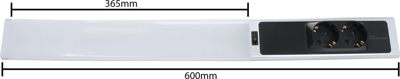 Die Bold GmbH Unterschrankleuchte Dante LED Neutralweiß mit Steckdose - Bild 5