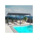 Weide Deluxe Pergola Voll Aluminium Lamellendach Anthrazit Bild 2