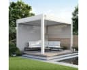 Pavillon-Rollo Aluminium/Textil Weiß Mömax DE Bild 4