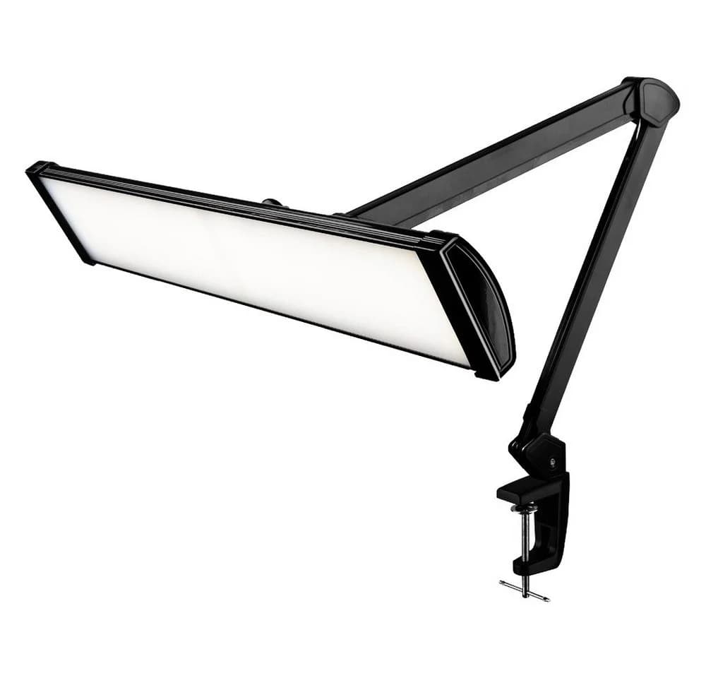 Semplix LED Arbeits-Tischlampe Schwarz Dimmbar Tischklemme - Bild 2