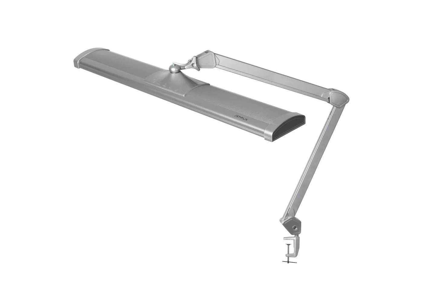 Semplix LED Arbeitslicht Tischlampe silber dimmbar mit Tischklemme - Bild 2