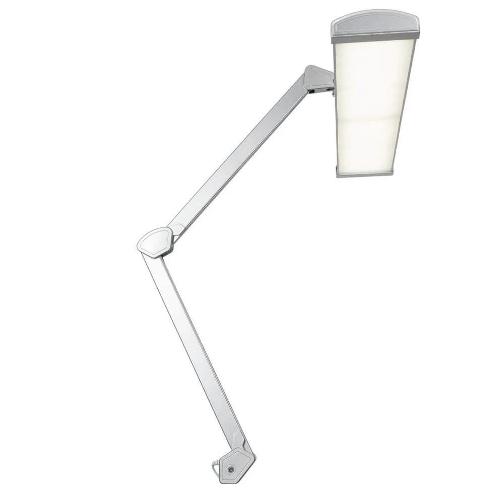 Semplix LED Arbeitslicht Tischlampe silber dimmbar mit Tischklemme - Bild 5