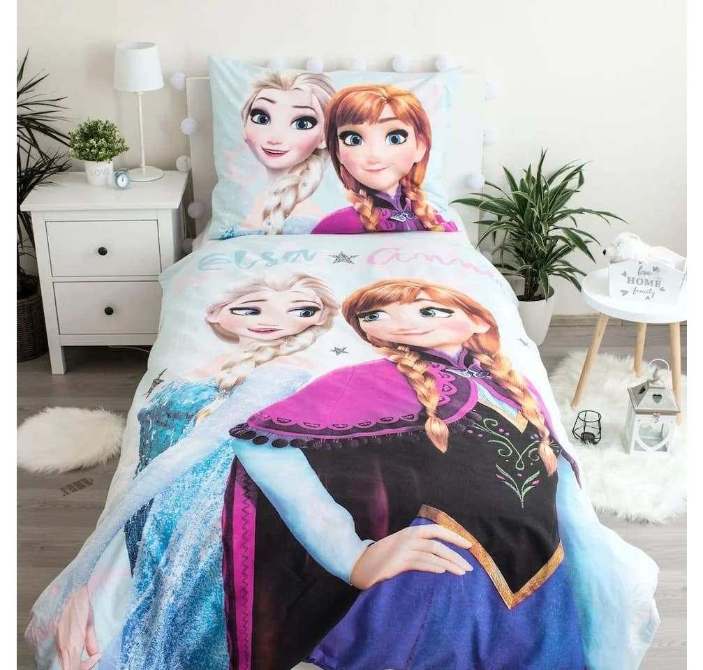 Disney Frozen Bettwäsche Set Anna Elsa 140x200 cm Baumwolle - Bild 2