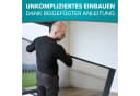 APANA Insektenschutz-Tür Alurahmen Selbstbausatz Weiss Bild 4