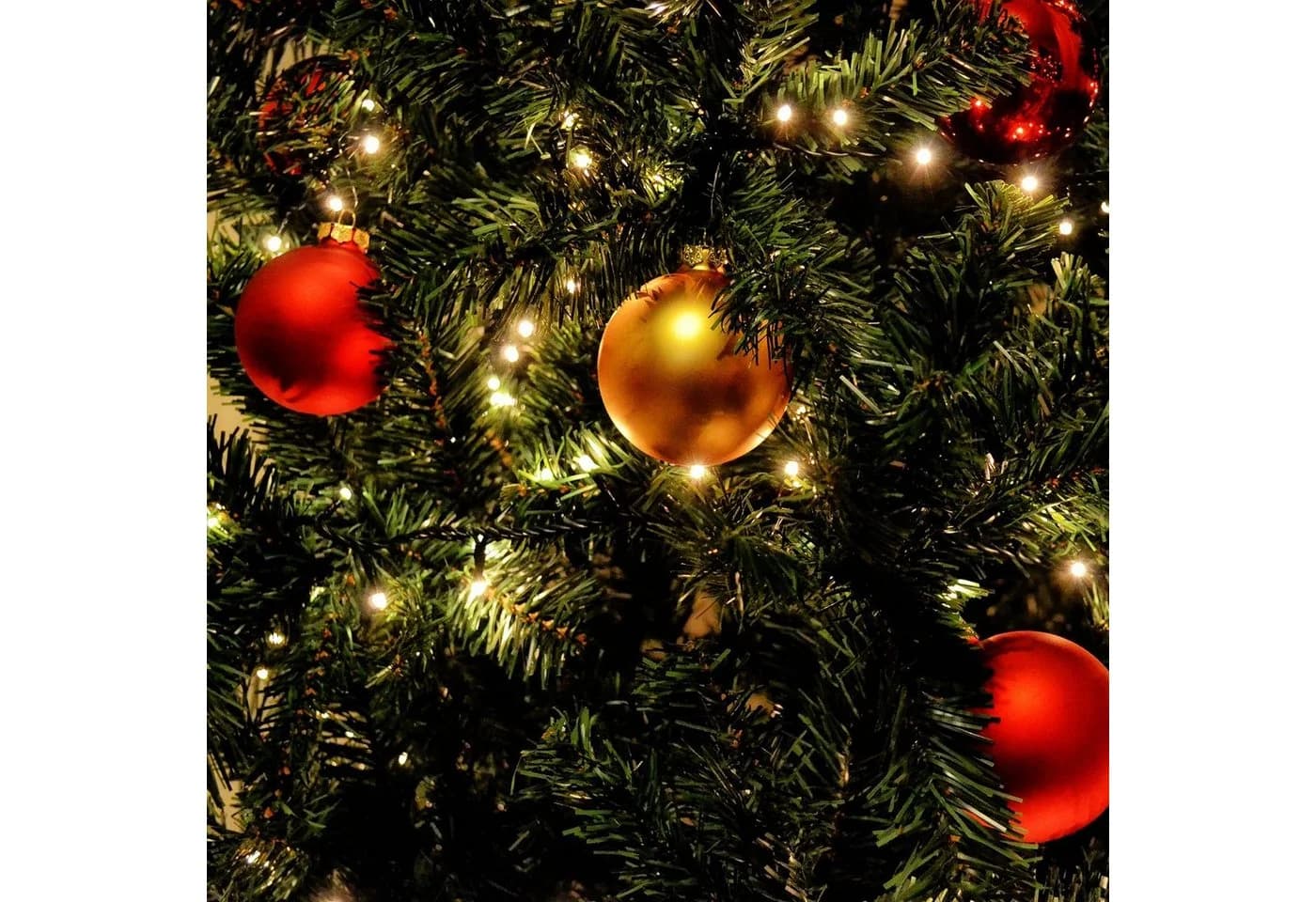 Salcar LED-Lichterkette Weihnachtsbaum 9 Modi Warmweiß