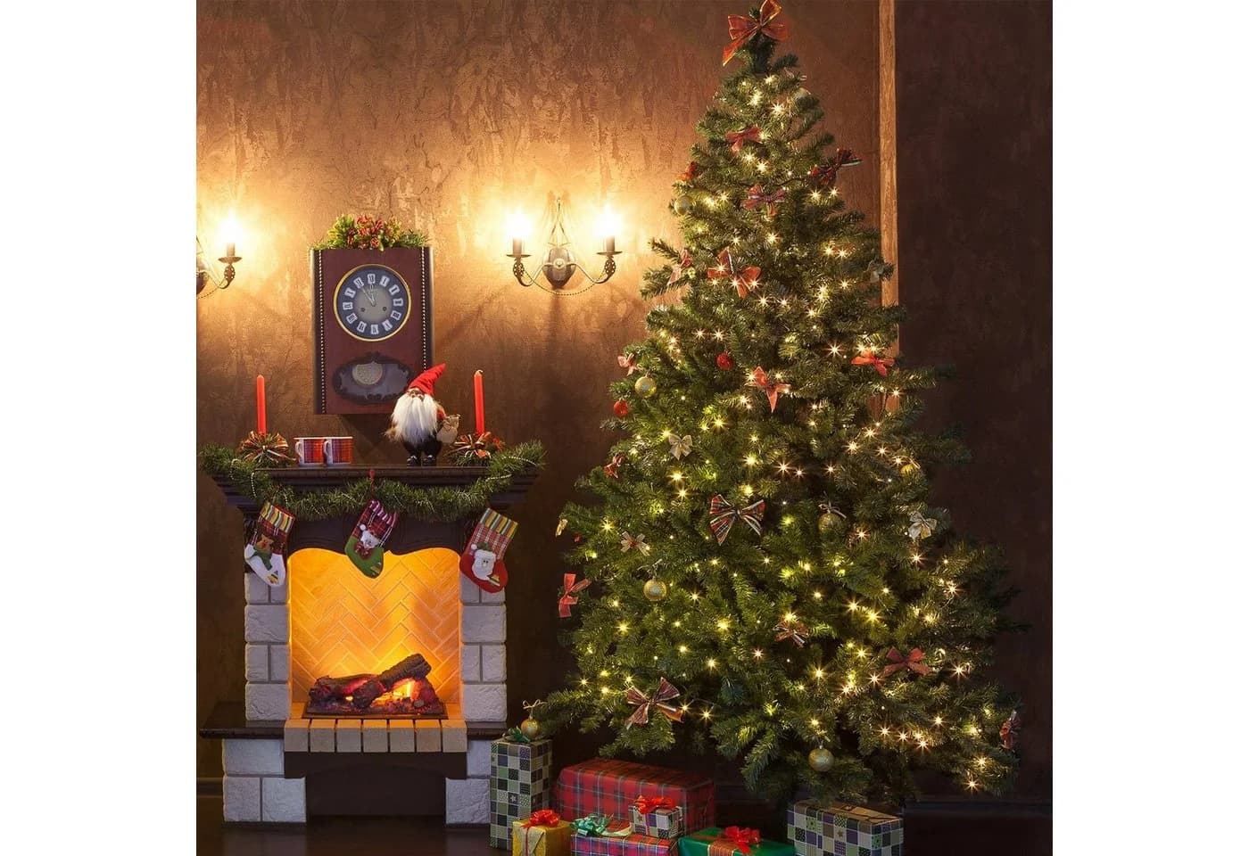 Salcar LED-Lichterkette Weihnachtsbaum 9 Modi Warmweiß - Bild 3