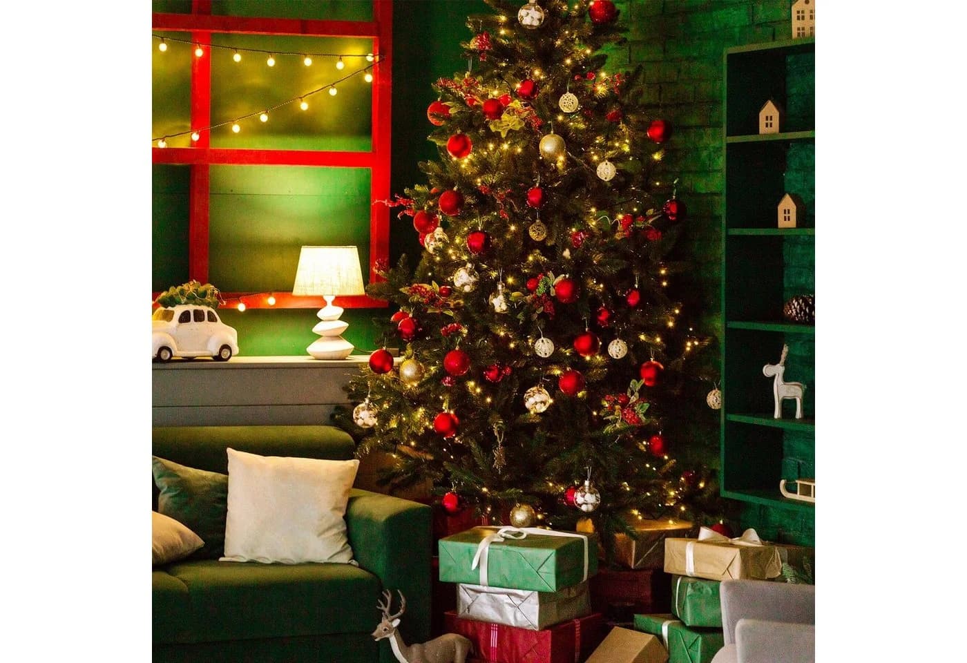 Salcar LED-Lichterkette Weihnachtsbaum 9 Modi Warmweiß - Bild 4