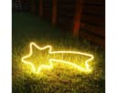 Salcar LED-Lichterkette 70cm 240er LED Neonlicht Stern Außen Sternschnuppe Weihnachtslicht Bild 2