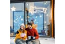 Salcar LED-Lichterkette 70cm 240er LED Neonlicht Stern Außen Sternschnuppe Weihnachtslicht Bild 5