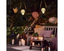 Salcar LED-Gartenlaterne Warmweiß Batteriebetrieben Hängeleuchte Bild 3