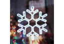 Salcar LED Dekolicht Schneeflocke Neonlicht Kaltweiß 40cm Bild 5