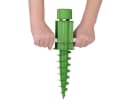 Sekey Sonnenschirmhalter Bodendübel mit Haken, für Stöcke bis Ø 32 mm, Grün/Weiß Bild 4