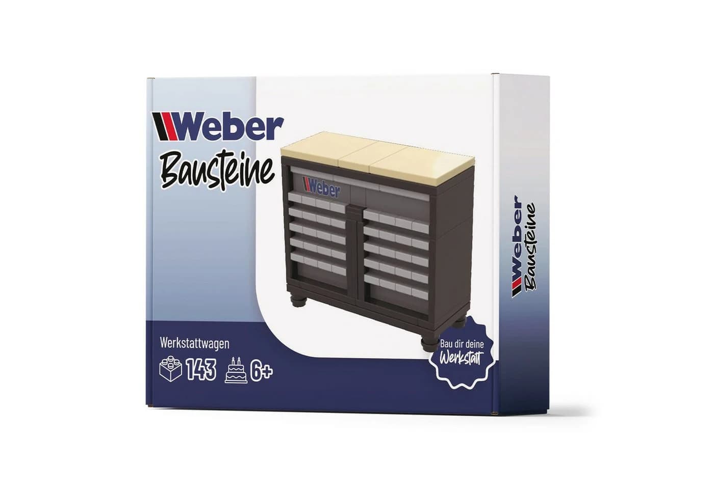 Weber GmbH Bausteine Werkstattwagen Werkstatt Garage ab 6 Spielbausteine, 143 St, Bausatz für Technikfans - Bild 4
