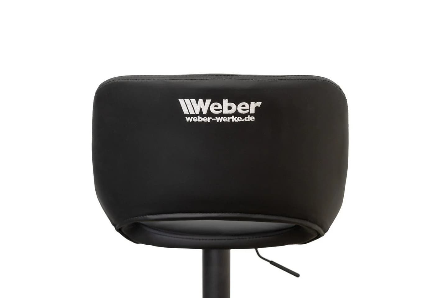 Weber Barhocker Schwarz mit Fußstütze & Höhenverstellung - Bild 3