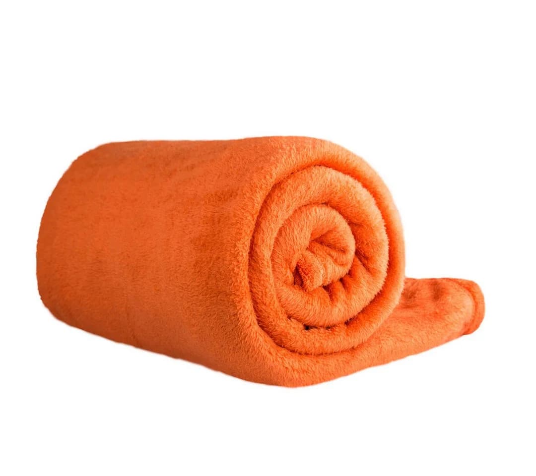Clinotest Kuscheldecke Terracotta 100% Polyester flauschig - Bild 2