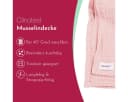 Clinotest Babydecke Musselintuch Rosa 100% Baumwolle Bild 1