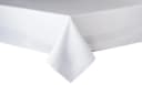 Clinotest Tischwäsche 100% Baumwolle mit Atlaskante Silber/Weiß Bild 2