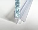 Kristhal Duschdichtung mit Abtropfleiste und Schleiflippe, transparent Bild 4