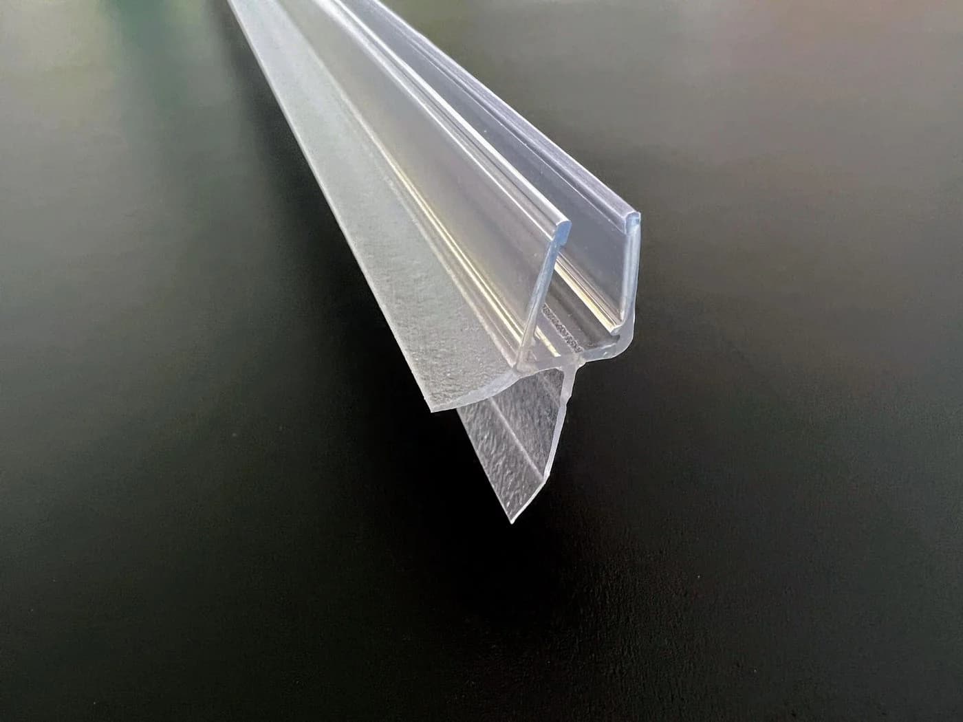 Kristhal Duschdichtlippe 100 cm mit Abtropfleiste