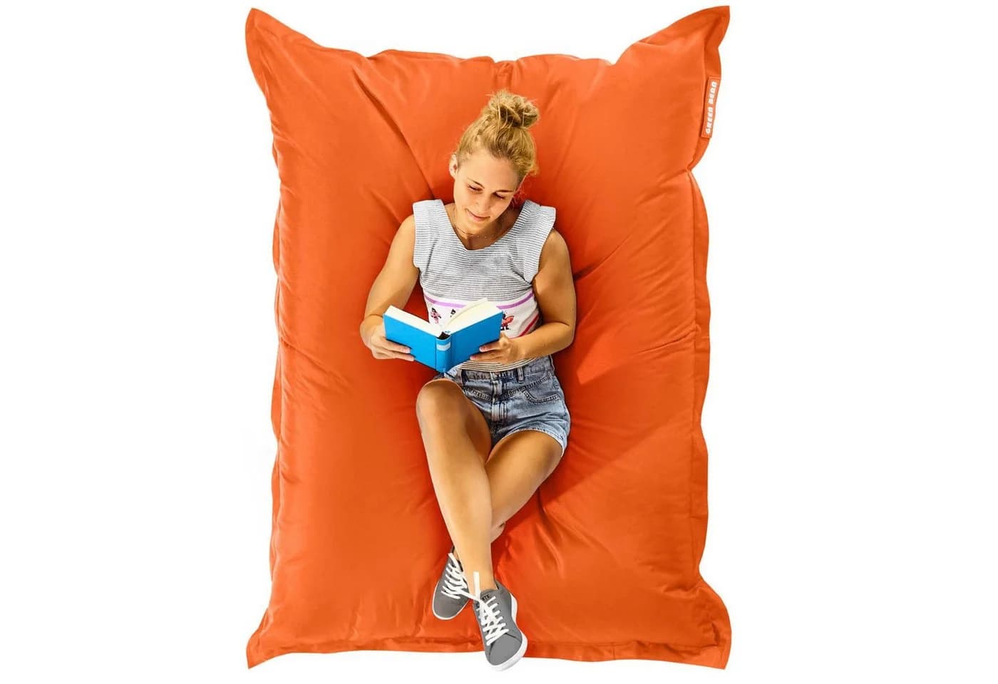 Green Bean Sitzsack XXL Outdoor Orange Wetterfest - Bild 2