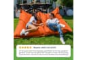 Green Bean Sitzsack XXL Outdoor Orange Wetterfest Bild 4