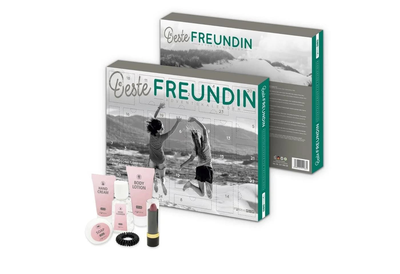 itenga Adventskalender gefüllt "Beste Freundin" 24 Überraschungen