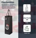 TK Gruppe 12x XXL Flaschentüten Weihnachtstaschen Geschenktüten Weintüte mit Geschenkanhänger Bild 1