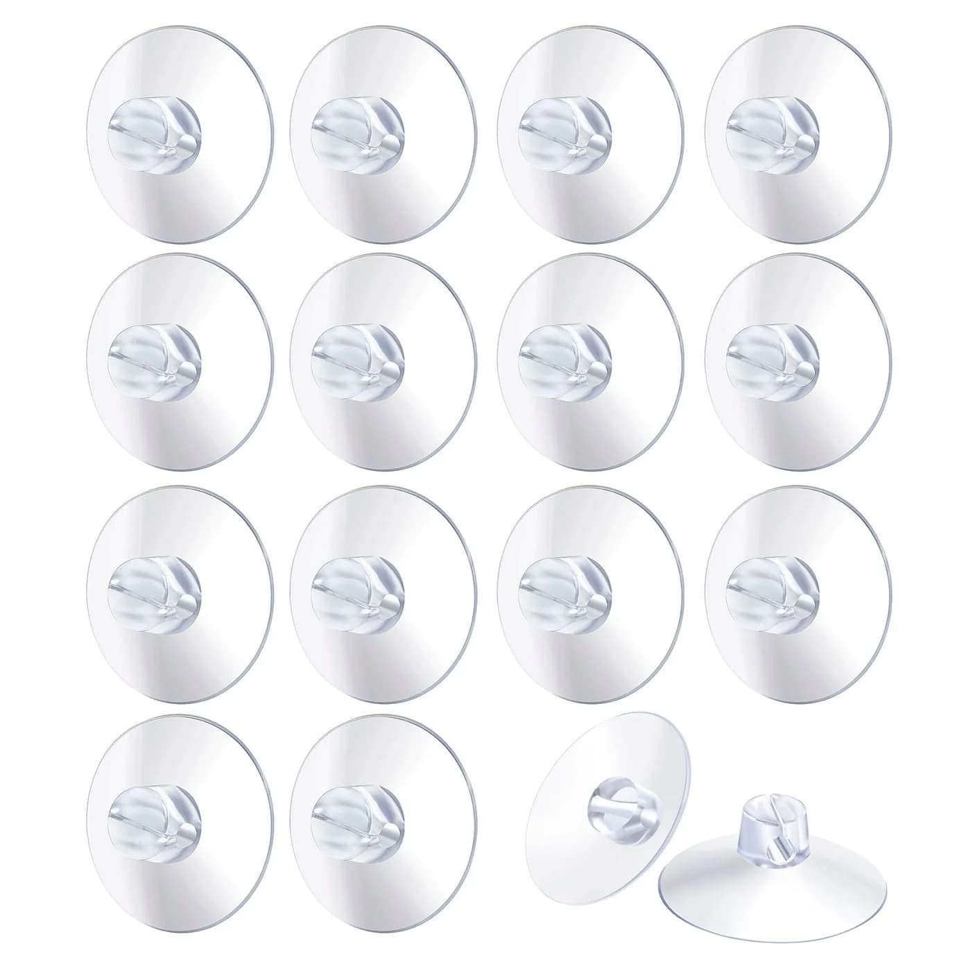 Weihnachtswunder® Klebehaken 20x Saugnäpfe Transparent für Lichterketten - Bild 2