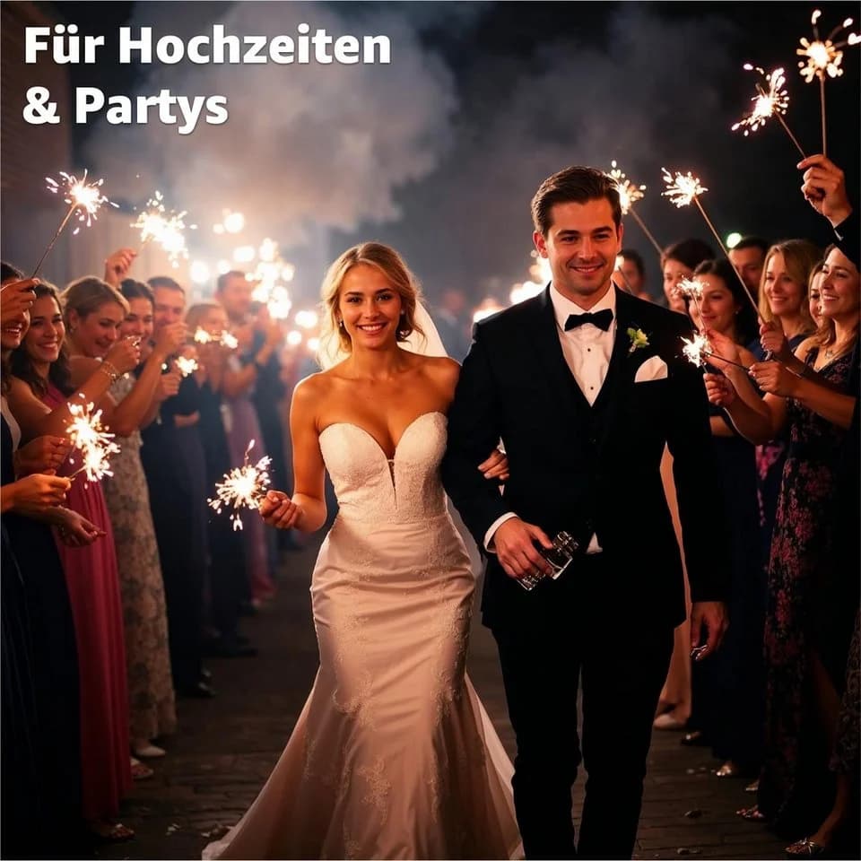 happy sparks® Wunderkerzen 17 cm Sternspritzer 100-tlg. F1 - Bild 4