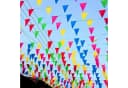Dekotalent® Wimpelkette 100 Meter Bunt Party Dekoration Bild 2